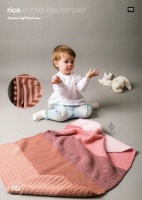 Knitting Pattern - Rico 662 - Creative Soft Wool Aran - Crochet Blanket